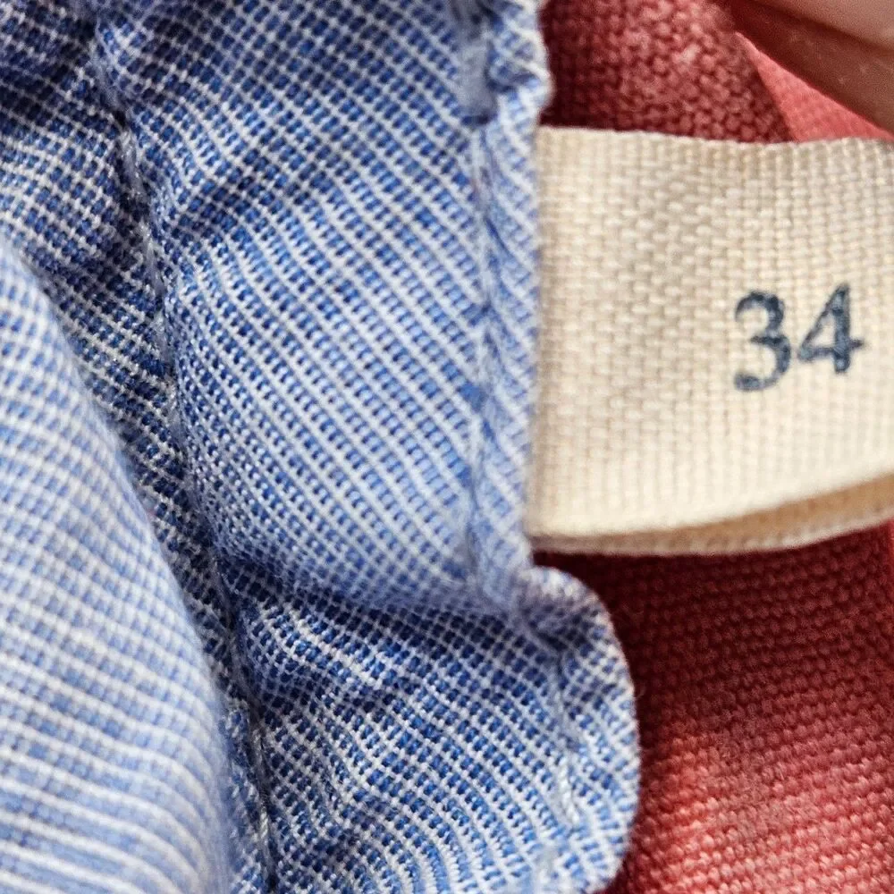 J Crew Chino Shorts Men's 34 Salmon Pink Cotton Casual Preppy Summer 10